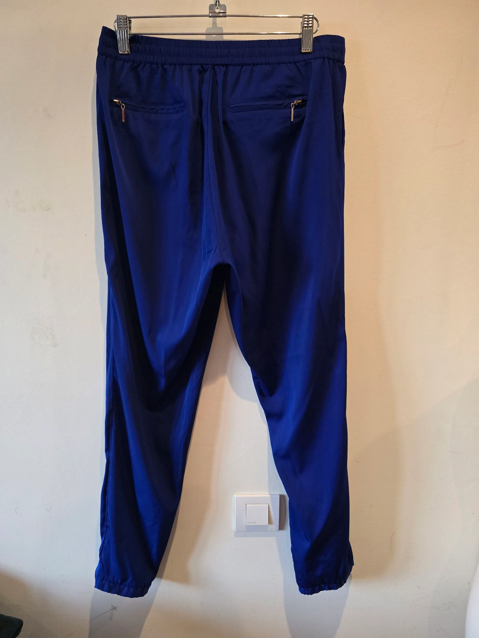 Pantalon fluide bleu marine Stradivarius – photo 6